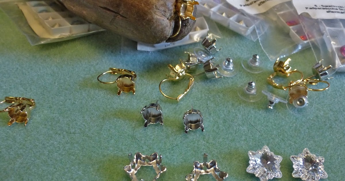 OscarCrow 手工珠宝：组装耳环很简单。