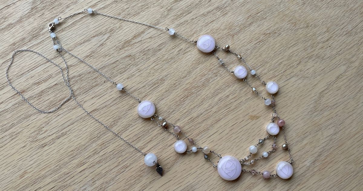 婚礼项链的灵感源自麦金托什玫瑰