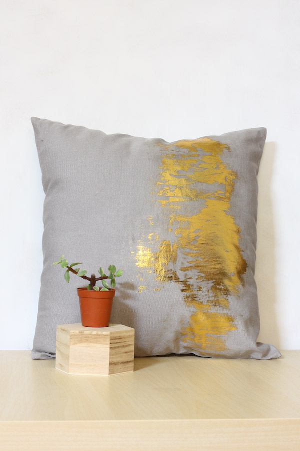 DIY金箔坐垫教程