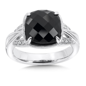 SG ONYX DIA RING