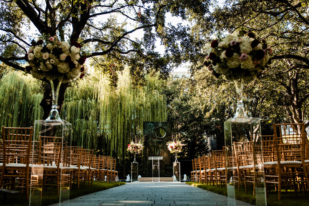 Unique wedding ceremony at a Dallas wedding venue