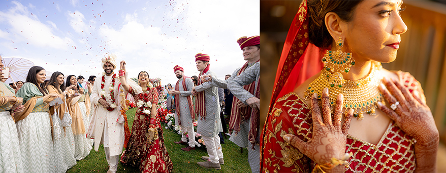 In Traditional Indian Wedding, the Bride, a Maryland Jeweler, Shines Spotlight on Jewels