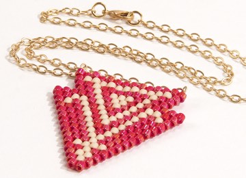 Delica 三角旗项链