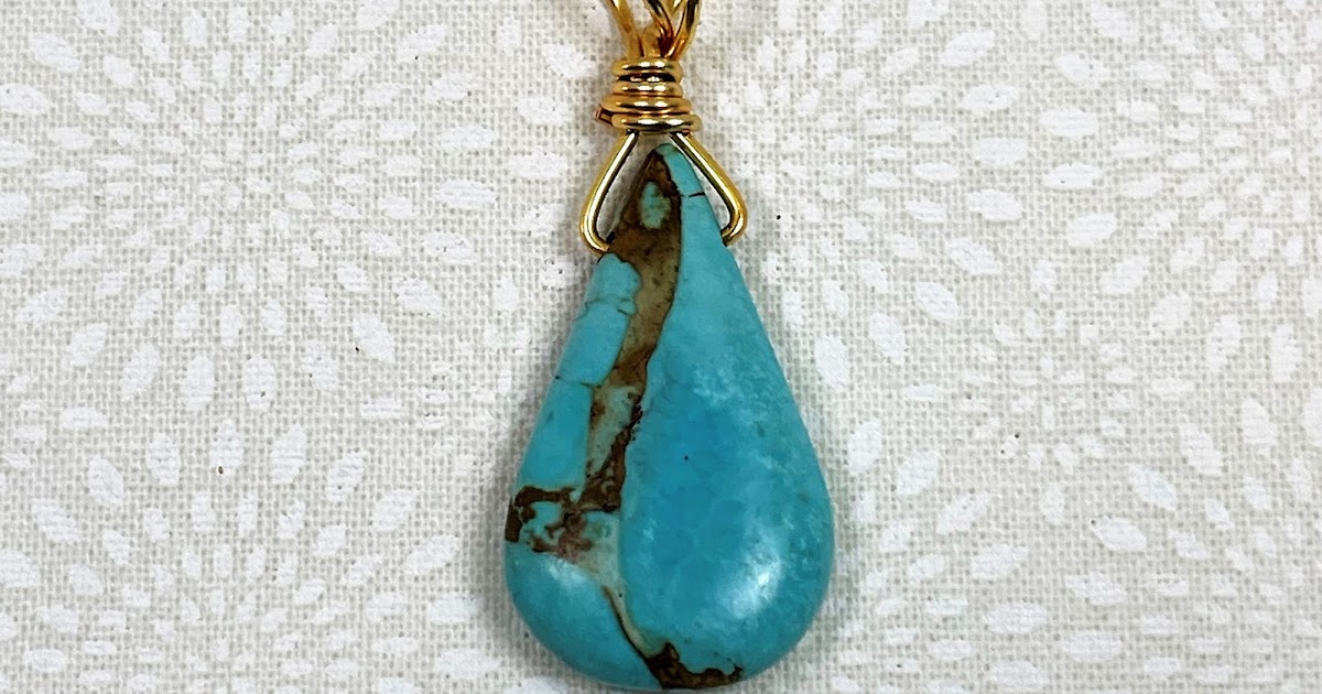 绕线顶部有穿孔珠吊坠 [Book Excerpt]