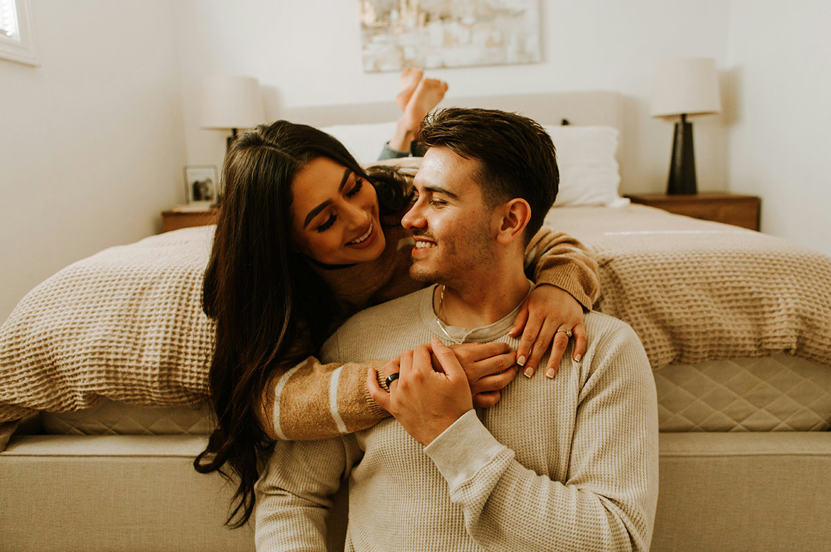 building your new home together as newlyweds