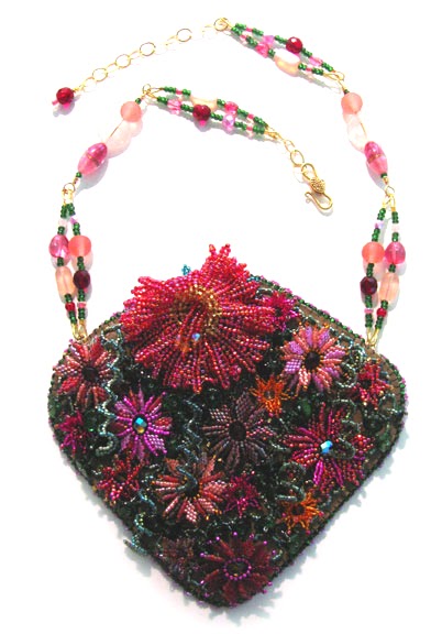 Ruth Ann's Garden - 混合珠绣项链