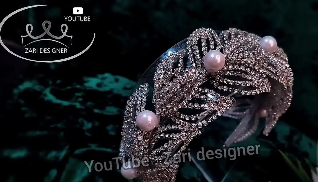 美丽的水晶链首饰教程，作者：Zari Designer / The Beading Gem