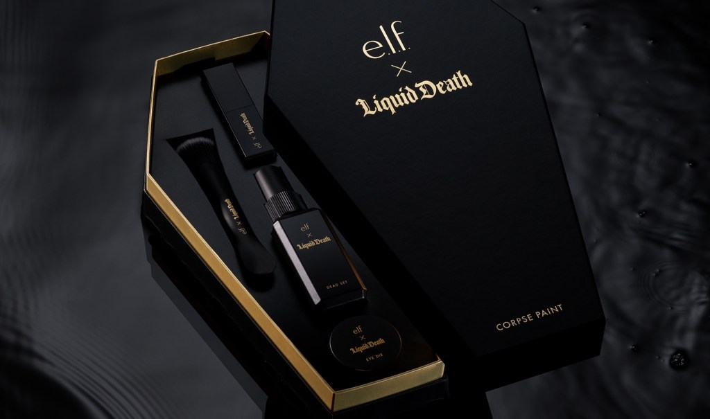 重金属精灵 x Liquid Death Release 彩妆系列：详情