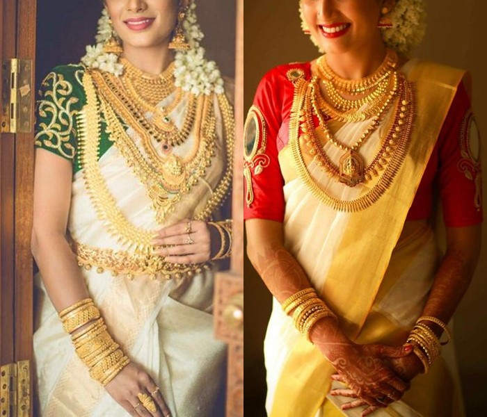 kerala wedding jewellery sets