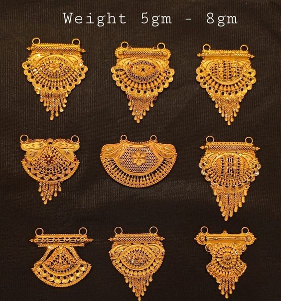 New Gold Mangalsutra Locket Design