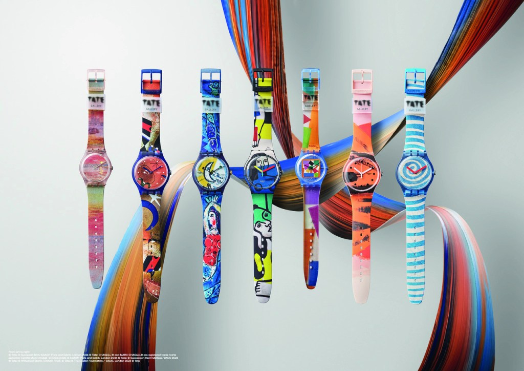 斯沃琪 (Swatch) 与泰特美术馆 (Tate Gallery) 展开腕表合作