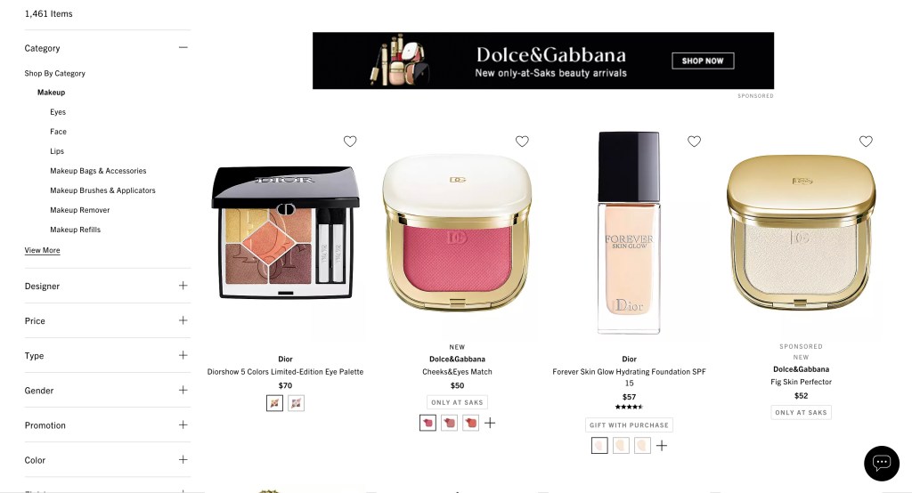Chanel Beauty、Dolce & Gabbana、David Yurman 等加入新 Saks Media 网络