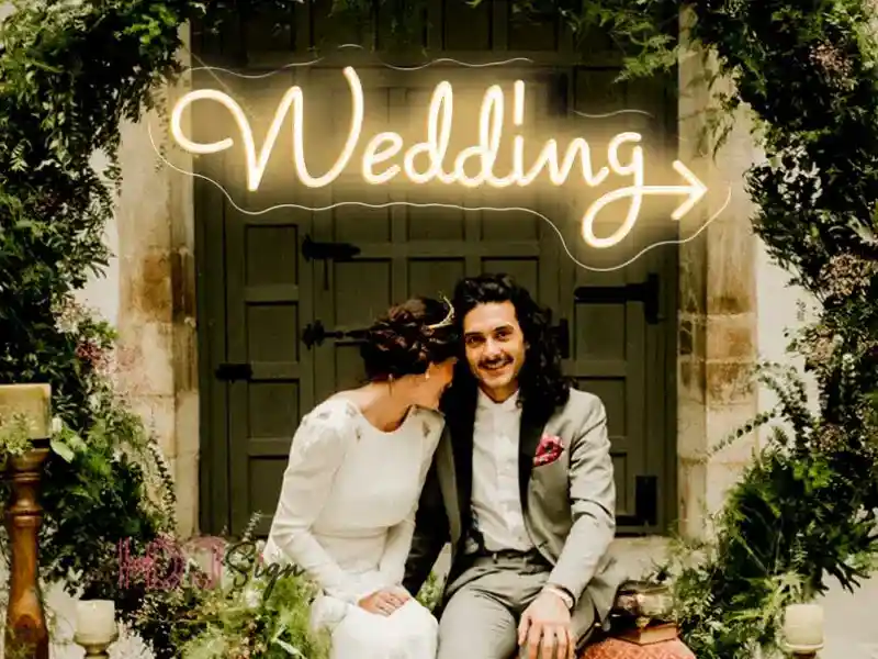 Manhattan Neon sign wedding sign