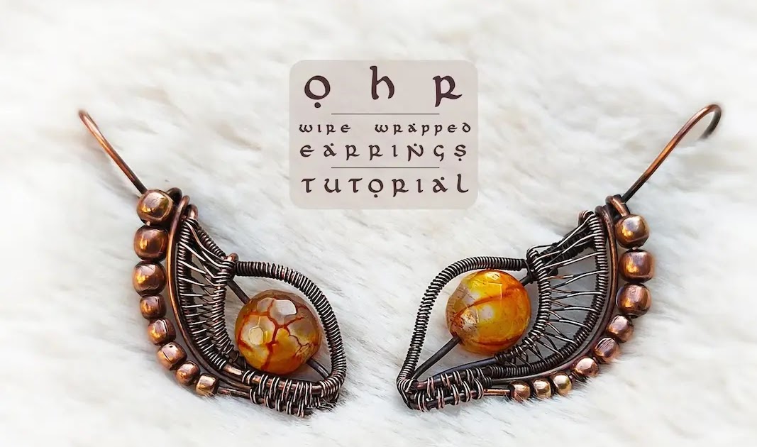 5 个制作水晶和金属丝串珠/宝石串珠耳环的教程