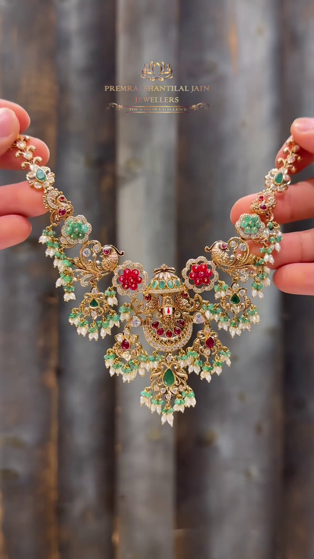 Balaji Nakshi Necklace From