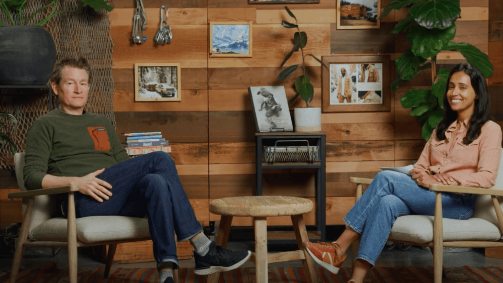 Ryan Gellert and Archana Raum of Patagonia.
