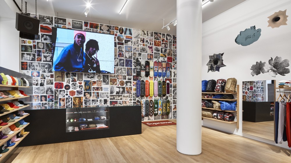 Supreme store in Milan.