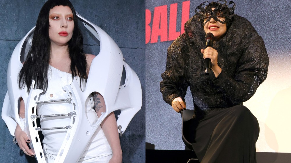 lady gaga chromatica ball concert tour film Max red carpet premiere looks outfits, selva white dress