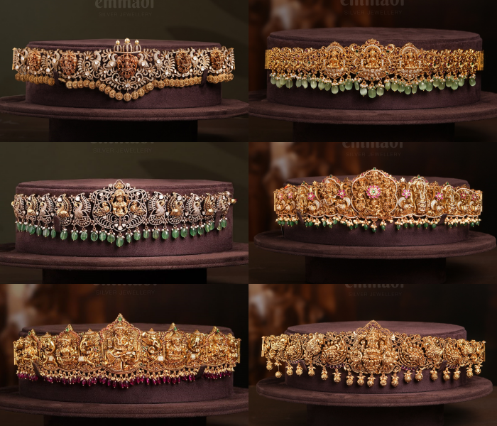 Temple and Polki Necklace Collection From 'Rajatamaya'