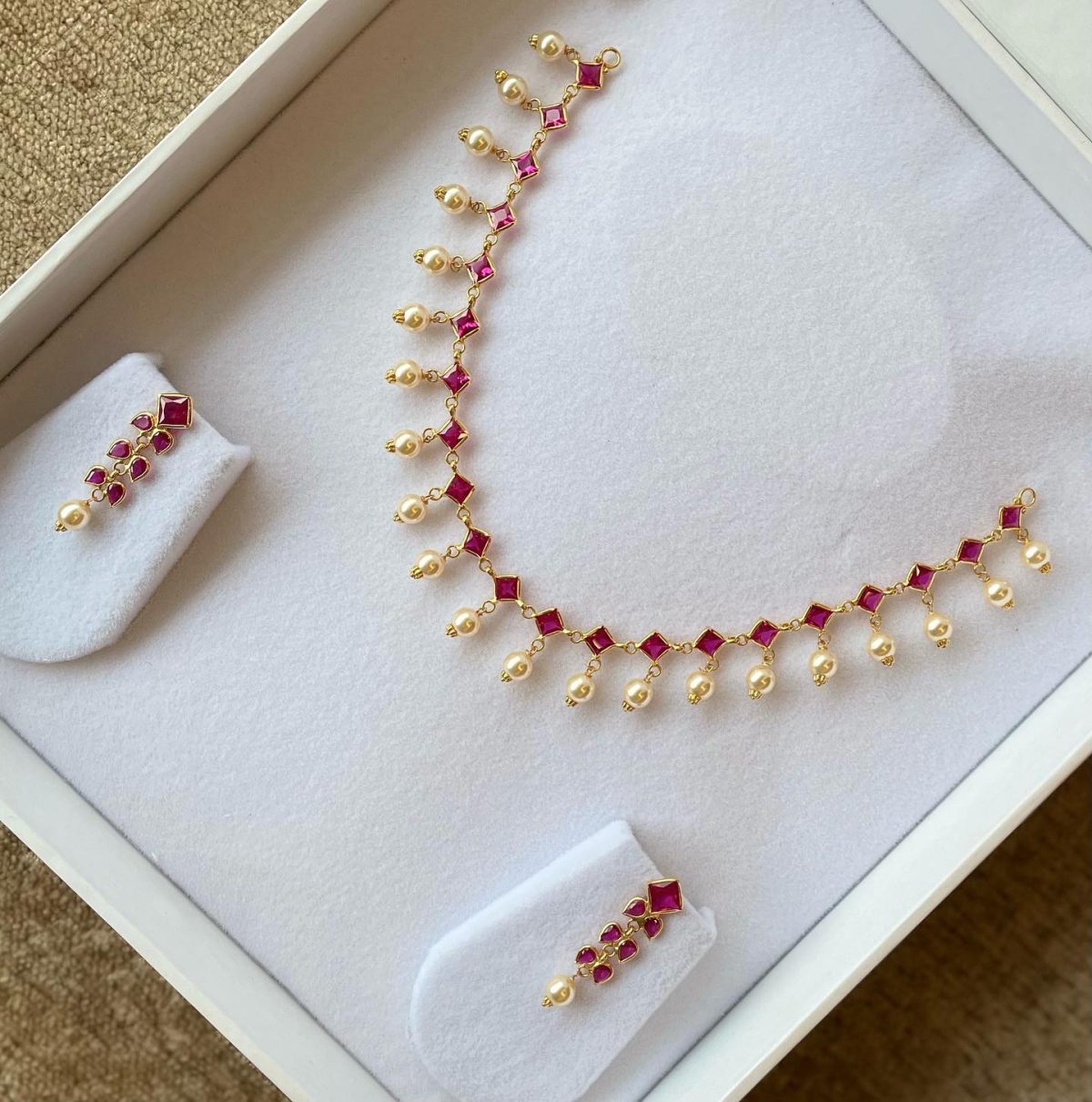Lakshmi Kasu Necklace &Haram From 'Atira Creations'