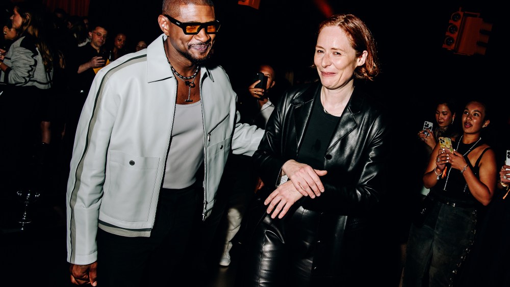 Usher and Nadège Vanhee-Cybulski