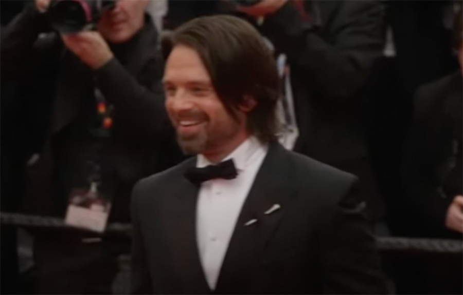塞巴斯蒂安·斯坦 (Sebastian Stan) 在 2024 年戛纳电影节上为男士胸针赋予新含义