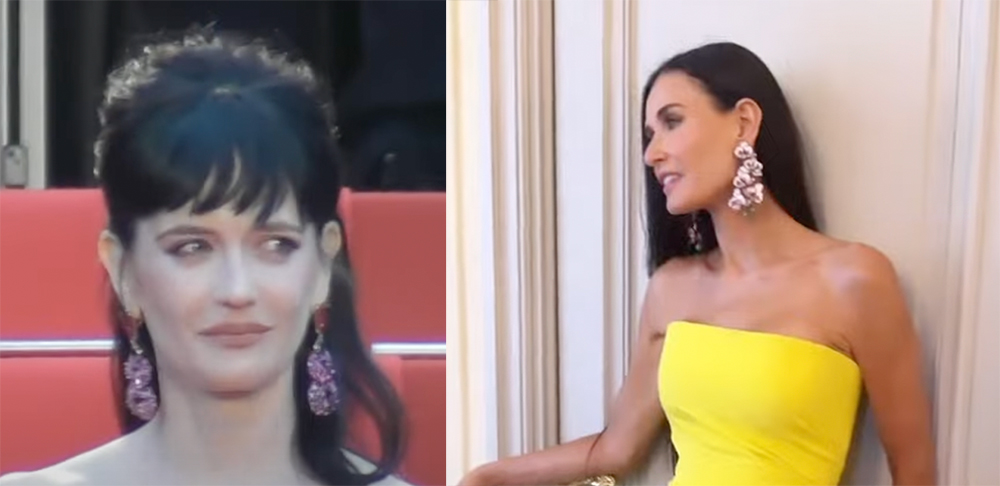 伊娃·格林 (Eva Green) 和黛米·摩尔 (Demi Moore) 在 2024 年戛纳电影节引领奇幻花园潮流