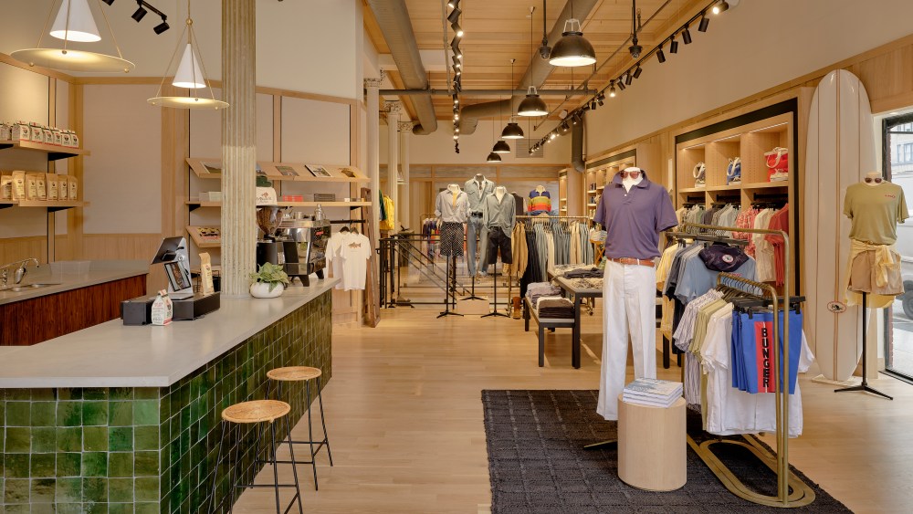 The new J.Crew shop in Manhattan's NoHo neighborhood.