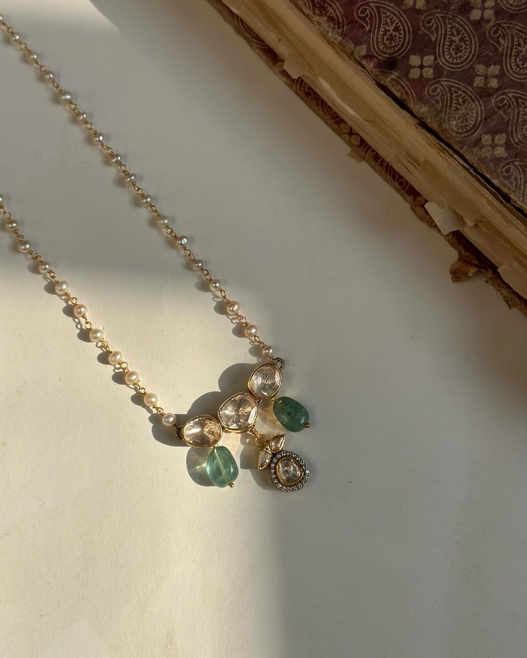 Beaded Kundan Jadau Necklace From 'Petals by Swathi'