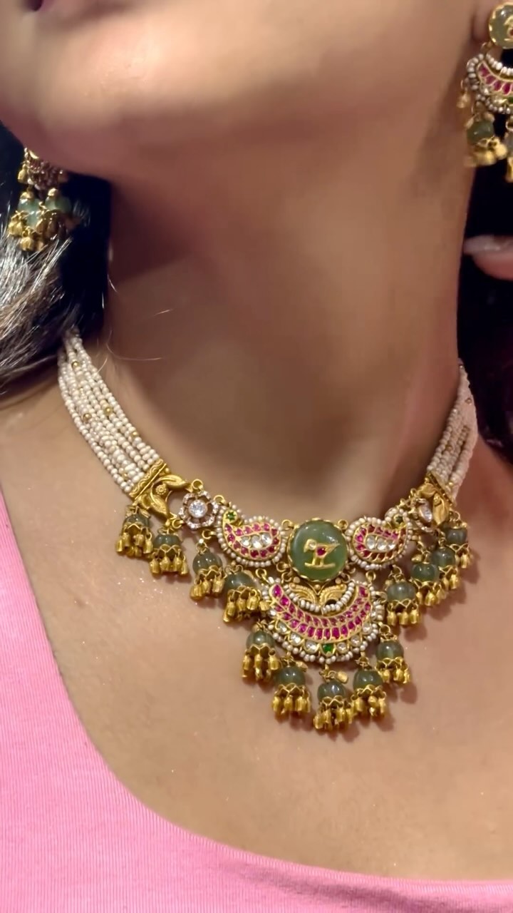 Gold Plated Mossissanite Stone Earrings From 'Prade Jewels'
