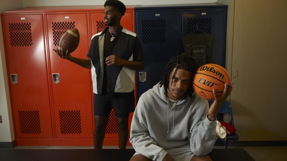 Shedeur Sanders and Shareff O'Neal in the PacSun campaign for its new A.R.C. brand.