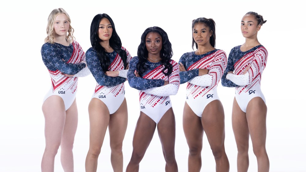 GK Elite leotards for the U.S. gymnasts at the Olympic Games 2024