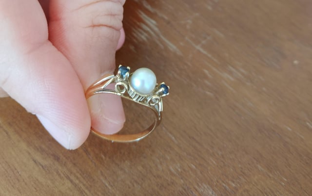 我的新戒指多大了？我是从德国的一家商店买的。