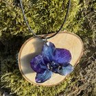 我做的兰花项链