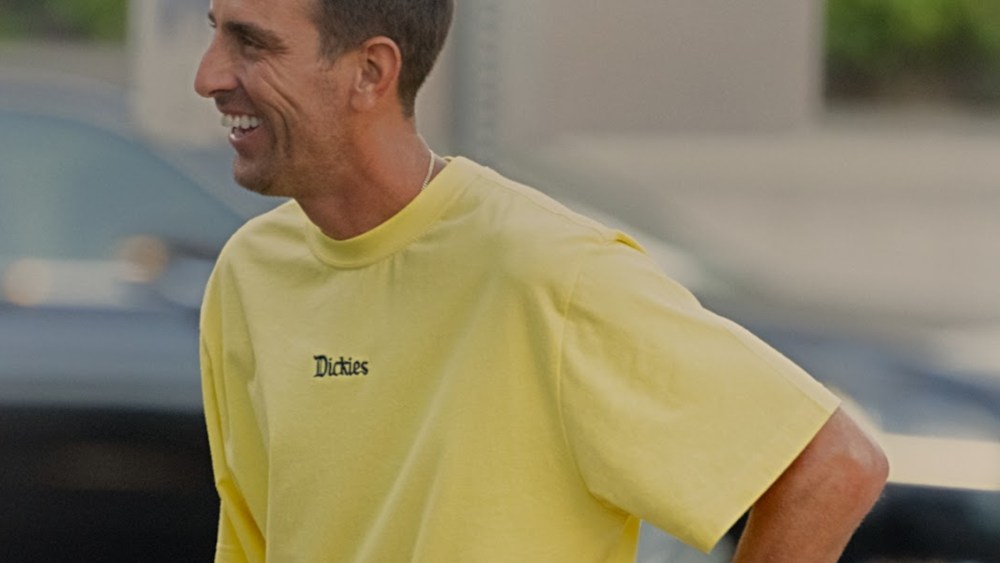 Guy Mariano in looks from his Dickies collection.