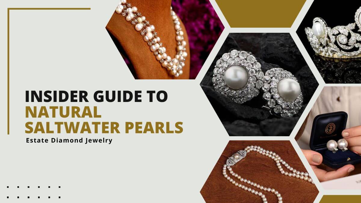 Collection of Natural Saltwater Pearls Earrings Necklaces
