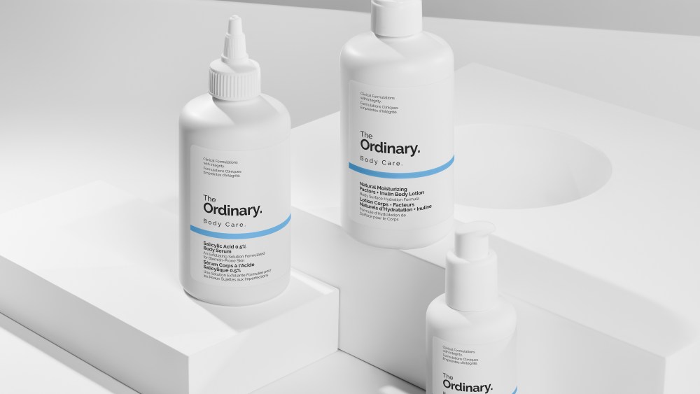 The Ordinary body care products