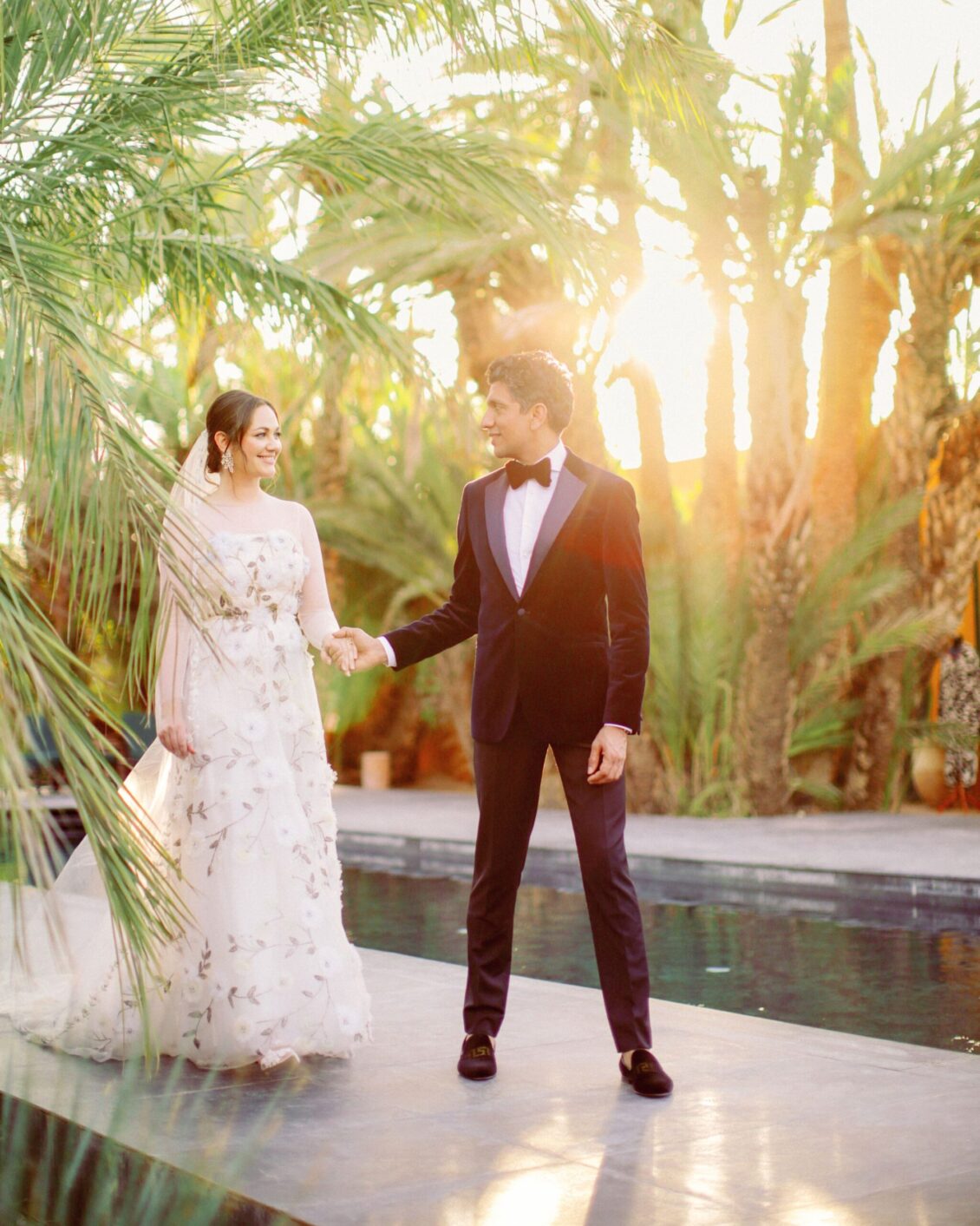 Jnane Tamsna 的 WedLuxe 编辑的充满活力的庆祝 ~ WedLuxe Media