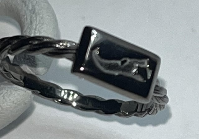 第一个 3D 打印和模制戒指！