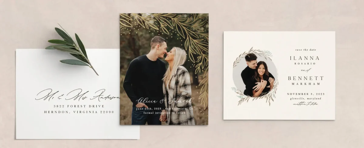 您和您的客人会记住的婚礼请柬