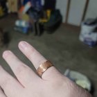我做了我的第一个铜戒指！