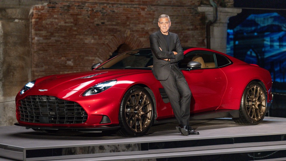 George Clooney attending the unveiling.
