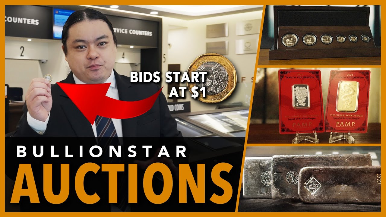 BullionStar 拍卖：竞标现已开始！ |只需 1 美元即可开始竞价！