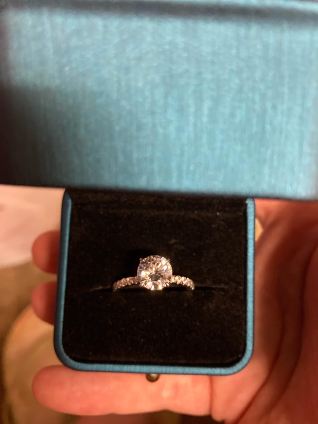 我的男朋友，我现在的未婚夫，向我求婚