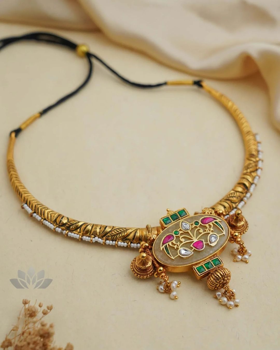 Beautiful Jadau Choker Collection From 'Kruthika Jewellery'
