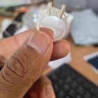 14k 白金戒指，镶嵌紫水晶