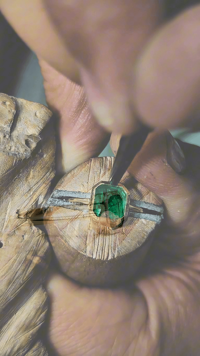 制作祖母绿戒指