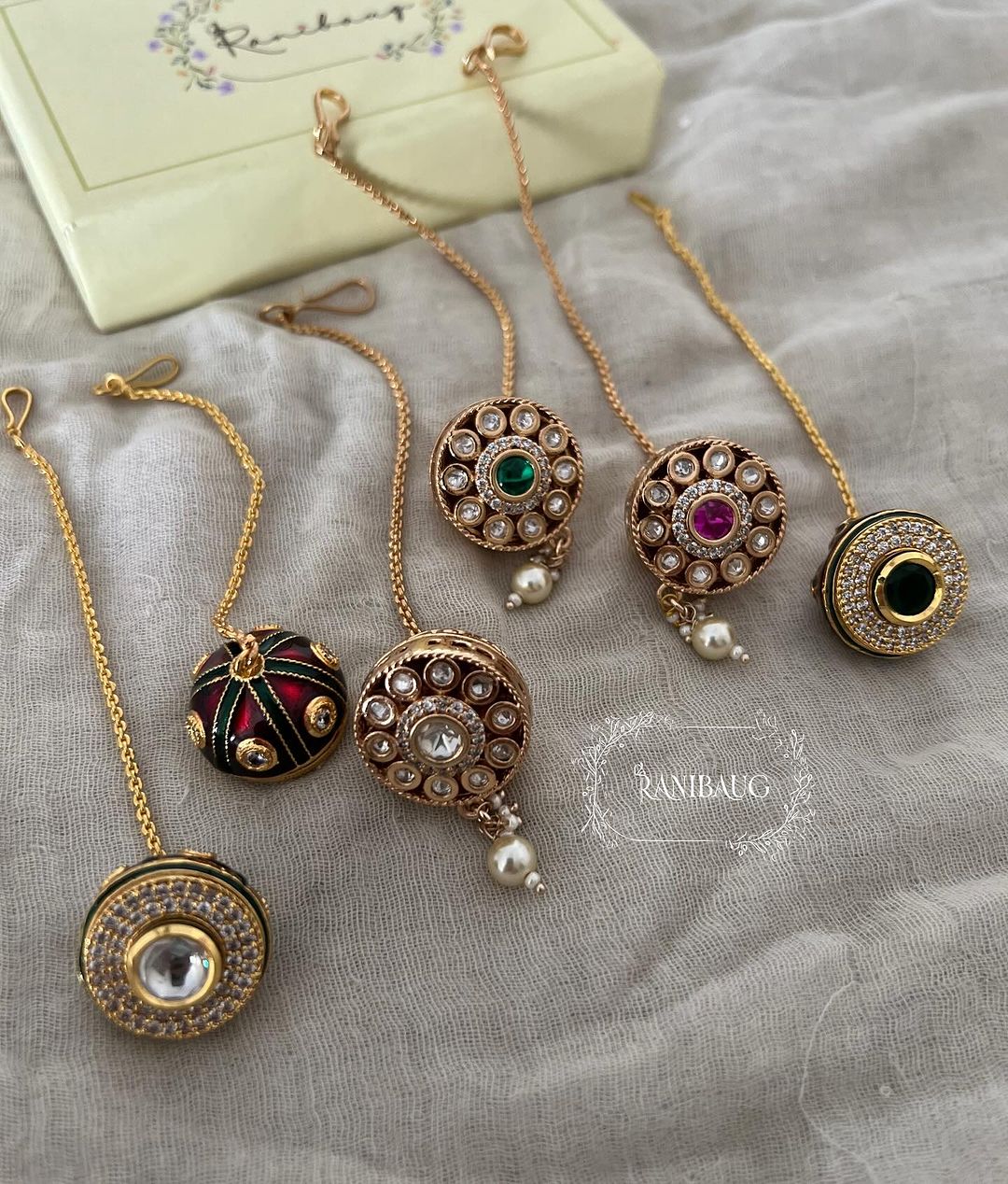 Imitation Lakshmi Jhumkas with Mattals From 'Kichu Collection'