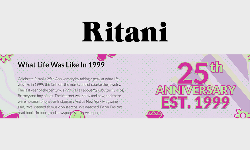 Ritani Celebrates Milestone 25th Anniversary