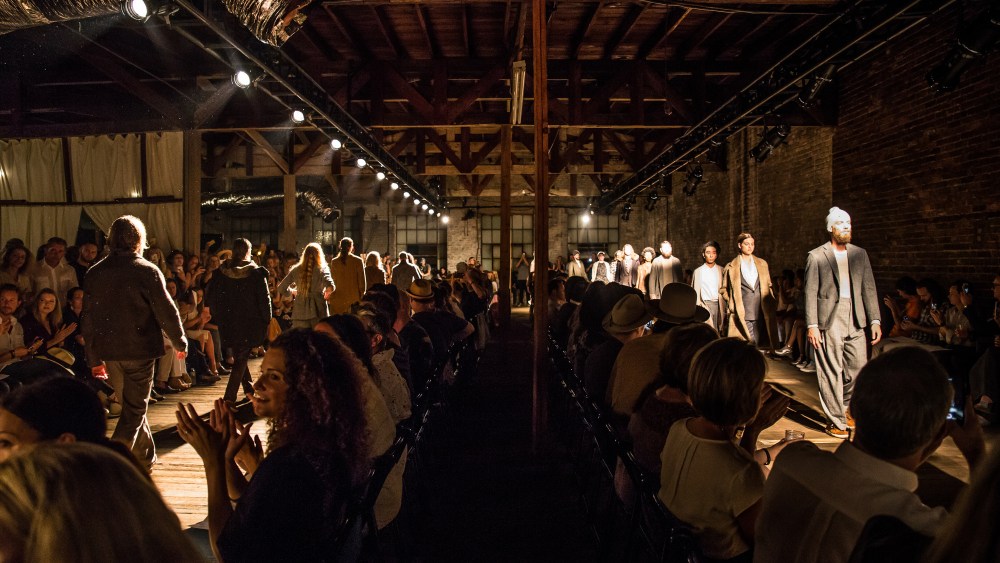 Billy Reid's runway show during Shindig.